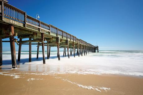 15 playas de la costa este mejor valoradas Muelle de pesca de Sandbridge Little Island, Virginia Beach