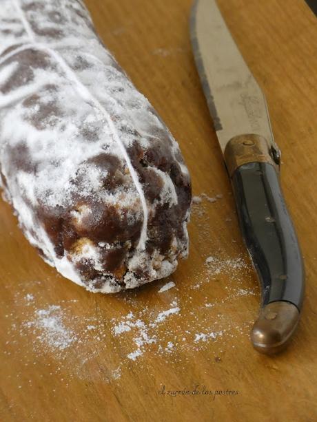 Salchichón de Chocolate Trampantojo