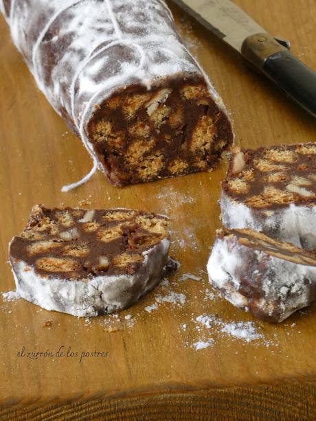 Salchichón de Chocolate Trampantojo