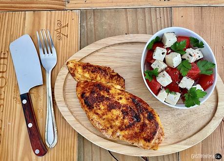 Pechugas de pollo con limón, miel y chipotle