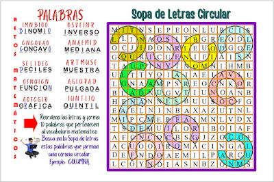 SOPA DE LETRAS CIRCULAR 2 SOPA DE LETRAS CIRCULAR 2