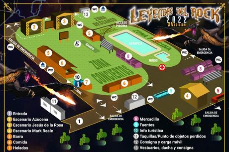 Leyendas del Rock 2023 publcia novedades en infraestructuras y servicios