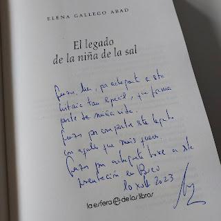 El legado de la niña de la sal (Elena Gallego Abad) El legado de la niña de la sal (Elena Gallego Abad)