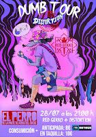 Concierto de Distortion y Red Gekko en El perro de la parte de atrás del coche