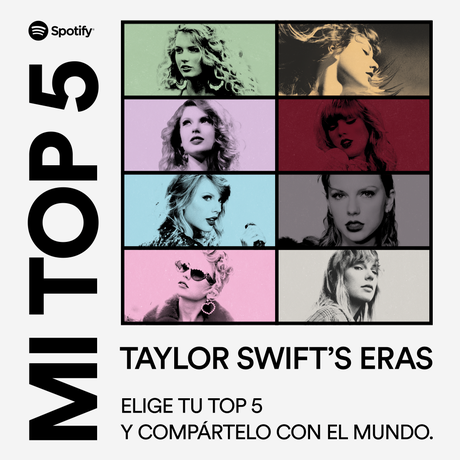 Spotify presenta una experiencia interactiva: Mi Top 5: Taylor Swift Era Spotify-AngelaChase-MetaImagen-02