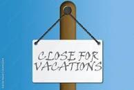 Cerrado por Vacaciones de Agosto