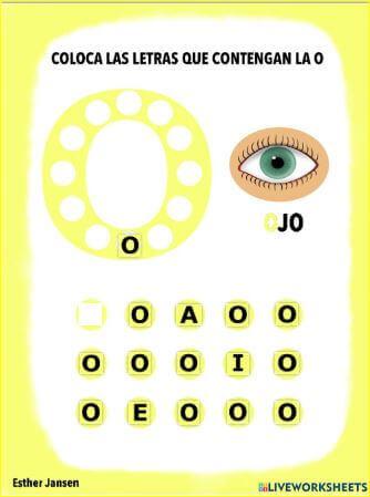 8 actividades online e imprimibles sobre las vocales