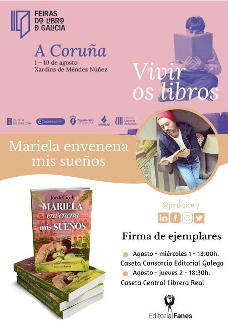 Mariela envenena mis sueños, Jordi Cicely (Editorial Fanes, 14 de febrero 2022) Mariela envenena mis sueños, Jordi Cicely (Editorial Fanes, 14 de febrero 2022)