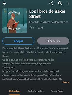Podcast Los libros de Baker Street