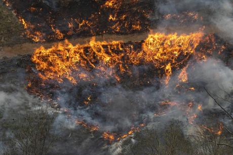 Los incendios son más intensos, peligrosos e imposibles de apagar