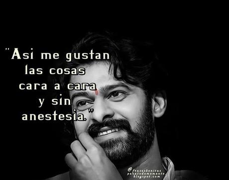 Así me gustan las cosas cara a cara y sin anestesia. ¿Y a ti?