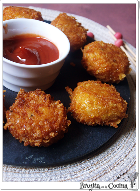 Bolitas explosivas de queso Bolitas explosivas de queso