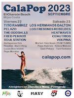 Horarios del Cala Pop Weekend 2023 en Cala Mijas