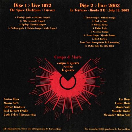 Campo Di Marte - Concerto Zero - Live 1972 - 2003 (2003) Campo Di Marte - Concerto Zero - Live 1972 - 2003 (2003)