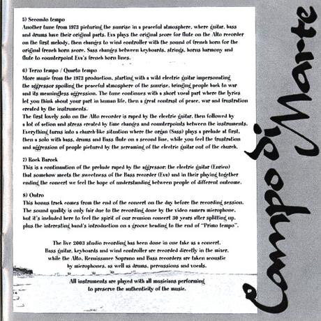 Campo Di Marte - Concerto Zero - Live 1972 - 2003 (2003) Campo Di Marte - Concerto Zero - Live 1972 - 2003 (2003)