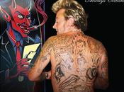 Brian Setzer Black leather jacket (2023)