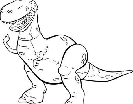 Dibujos de Dinosaurios Para Colorear Y El Juego Del Dinosaurio Para Jugar