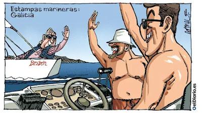 Los bancos se forran mientras las familias se ahogan por los tipos de interés… Y vacaciones para la familia real: “Yo a Sanxenxo, tú a Marivent”.