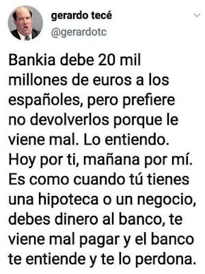 Los bancos se forran mientras las familias se ahogan por los tipos de interés… Y vacaciones para la familia real: “Yo a Sanxenxo, tú a Marivent”.