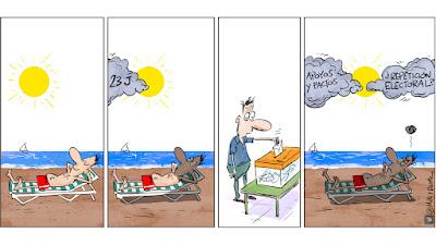 Los bancos se forran mientras las familias se ahogan por los tipos de interés… Y vacaciones para la familia real: “Yo a Sanxenxo, tú a Marivent”.