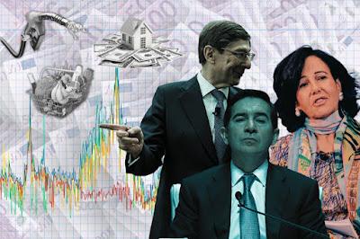 Los bancos se forran mientras las familias se ahogan por los tipos de interés… Y vacaciones para la familia real: “Yo a Sanxenxo, tú a Marivent”.