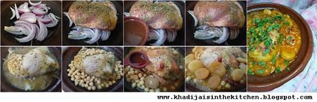 TAGINE DE POULET AUX ABRICOTS SECS ET AUX POIS CHICHES / CHICKEN TAGINE WITH DRIED APRICOTS AND CHICKPEAS / TAGINE DE POLLO CON ALBARICOQUES SECOS Y GARBANZOS / طاجين الدجاج بالمشمش المجفف والحمص TAGINE DE POULET AUX ABRICOTS SECS ET AUX POIS CHICHES / CHICKEN TAGINE WITH DRIED APRICOTS AND CHICKPEAS / TAGINE DE POLLO CON ALBARICOQUES SECOS Y GARBANZOS / طاجين الدجاج بالمشمش المجفف والحمص