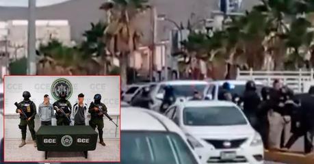 (video) Detienen a dos hombres vinculados con el robo de vehículos de alta gama en San Luis Potosí
