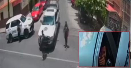 (video) Un elemento de la Guardia Civil Estatal es captado disparando contra cámaras de seguridad vecinales