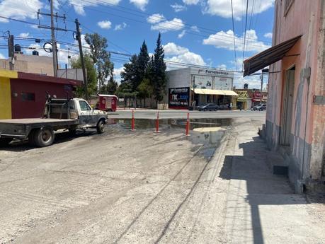 Comienza la rehabilitación de la red de drenaje en la calle Estrella de la colonia Rural Atlas