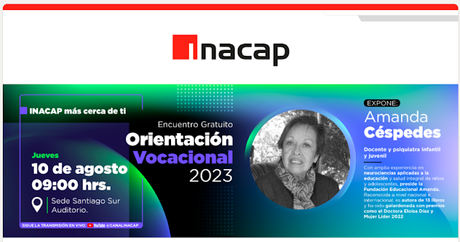 Encuentro gratuito de Orientación Vocacional INACAP 2023.