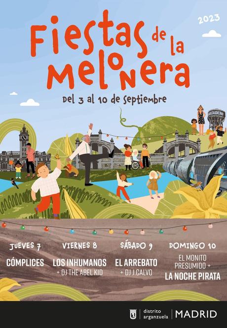 Fiestas de la Melonera 2023, en septiembre en Madrid Río