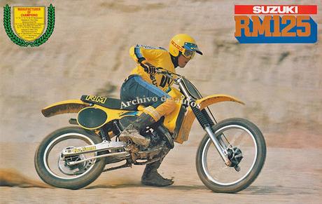 Suzuki RM 125, una motocicleta de motocross del año 1981