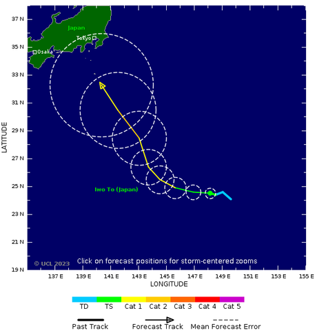 Japón mira tormenta tropical 