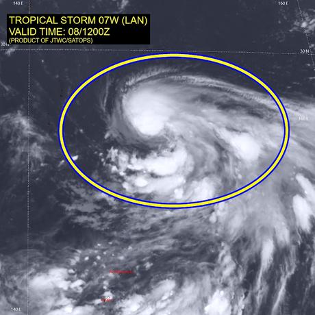 Japón mira tormenta tropical 