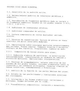 Programación: Iniciación a la secuenciación de contenidos del aprendizaje pianístico, por Agustín Manuel Martínez (de 10 a 12 años)