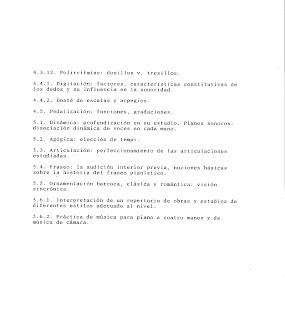 Programación: Iniciación a la secuenciación de contenidos del aprendizaje pianístico, por Agustín Manuel Martínez (de 10 a 12 años)