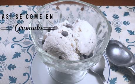 Helado de stracciatella Helado de stracciatella