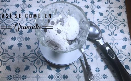 Helado de stracciatella Helado de stracciatella