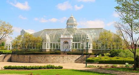 Invernadero y jardines botánicos de Franklin Park