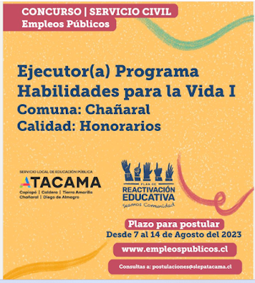 ¡ACTUALIZADO! OPORTUNIDADES DE EMPLEOS PARA ORIENTADORES EN CHILE. Semana del 07 al 13-08-2023.