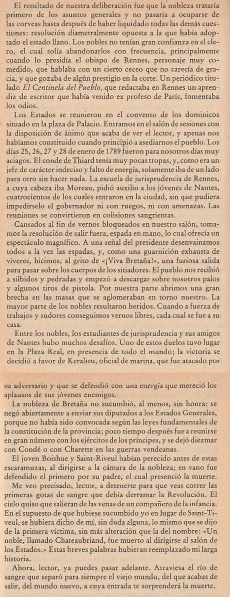 CHATEAUBRIAND Y LA REVOLUCIÓN FRANCESA (2) CHATEAUBRIAND Y LA REVOLUCIÓN FRANCESA (2)