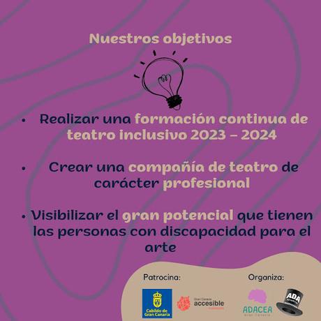 Formación de Formadores de teatro inclusivo y clases de teatro para personas con discapacidad intelectual, por Manu Medina