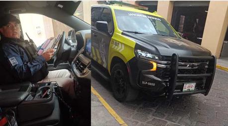 En medio de asaltos, la Secretaría de Seguridad de SLP retira placas en el Centro Histórico