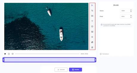 Vidnoz Herramientas de edición