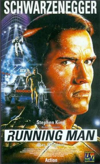 Arnold Schwarzenegger actuando mal THE RUNNING MAN 1987