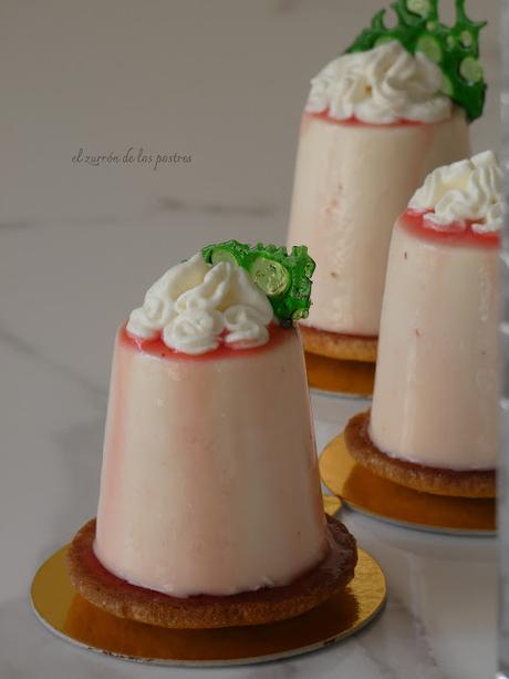 Semifrío de Chocolate Blanco y Moras
