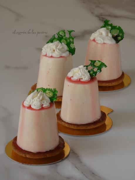 Semifrío de Chocolate Blanco y Moras