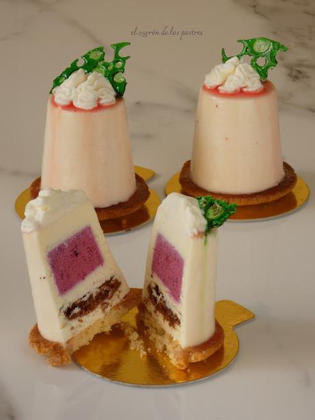 Semifrío de Chocolate Blanco y Moras