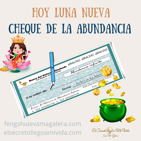 Hoy 16/08/23 Cheque de la Abundancia