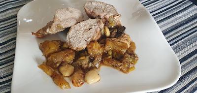 Receta de pavo con piña y almendras Receta de pavo con piña y almendras